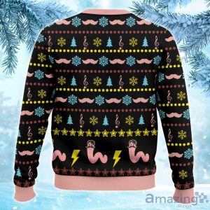 Vanderpump Rules Worm With A Mustache Funny James Kennedy Ugly Christmas Sweater Product Photo 2