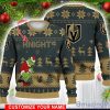 Vegas Golden Knights Grinch Ugly Christmas Sweater Ice Hockey NHL Christmas Gift 3D Sweater Custom Name