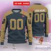 Vegas Golden Knights Ugly Sweater Custom Name And Number Hot Design For Christmas Gift