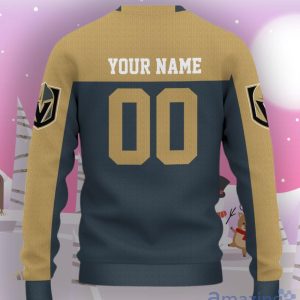 Vegas Golden Knights Ugly Sweater Custom Name And Number Hot Design For Christmas Gift Product Photo 3