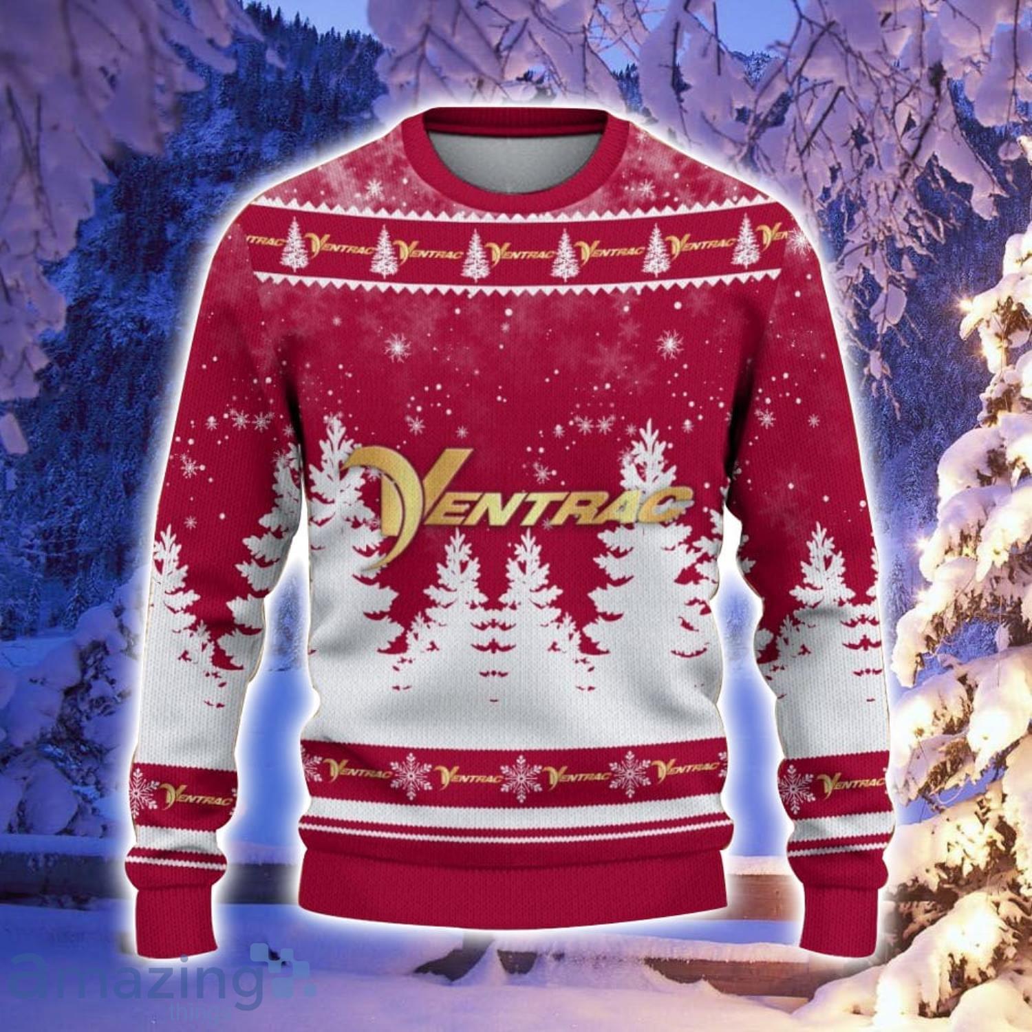 Ventrac Santa Hat Pattern Ugly Christmas Sweater For Men And Women image Ventrac Santa Hat Pattern Ugly Christmas Sweater For Men And Women Product Photo 2