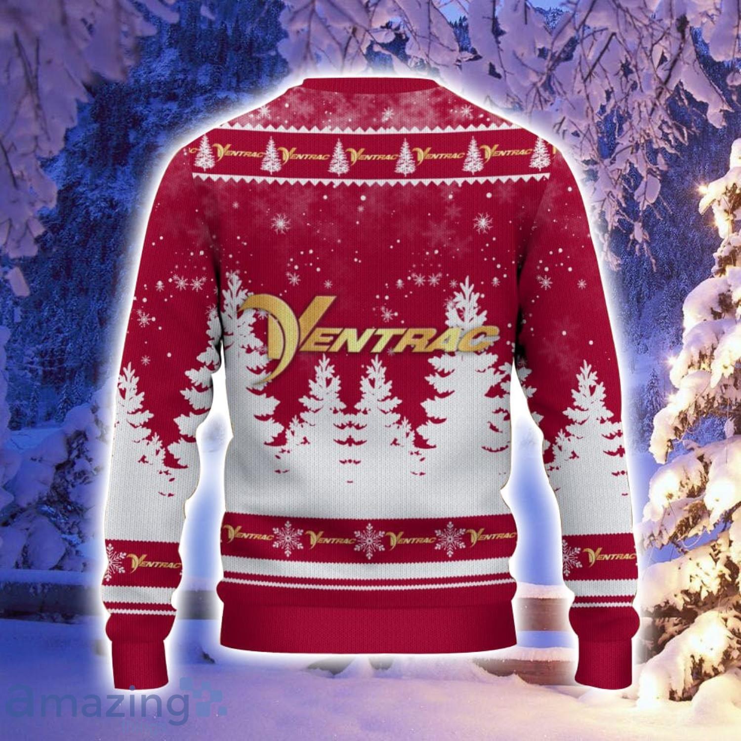 Ventrac Santa Hat Pattern Ugly Christmas Sweater For Men And Women image Ventrac Santa Hat Pattern Ugly Christmas Sweater For Men And Women Product Photo 3