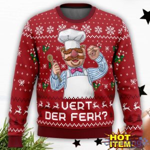 Vert Der Ferk The Muppet Show Ugly Christmas Sweater Christmas Holiday Gift For Men And Women Product Photo 2