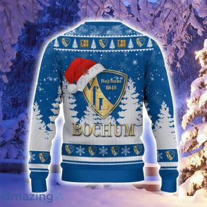 VfL Bochum Logo Wearing Santa Hat Ugly Christmas Sweater Christmas Gift 3D Sweater Product Photo 3