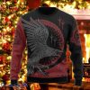 Viking Raven Ugly Christmas Sweater Style Gift For Men And Womens