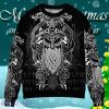 Viking Warrior Blood Pattern Ugly Christmas Sweater Gift For Men And Women