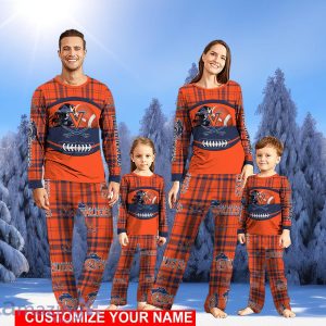 Virginia Cavaliers Pajamas Personalized Name Christmas Pajamas Set Cute Gift For Family Gifts Product Photo 1