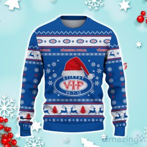 Vålerenga Fotball Ugly Christmas Sweater Ideal Gift For Fans image Vålerenga Fotball Ugly Christmas Sweater Ideal Gift For Fans Product Photo 2