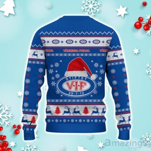Vålerenga Fotball Ugly Christmas Sweater Ideal Gift For Fans image Vålerenga Fotball Ugly Christmas Sweater Ideal Gift For Fans Product Photo 3