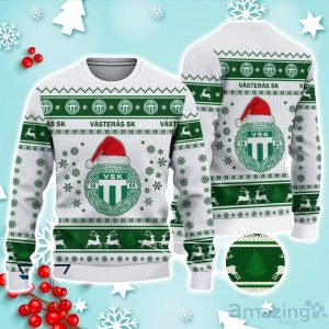 Västerås SK Ugly Christmas Sweater Ideal Gift For Fans Product Photo 1