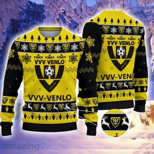 VVV-Venlo 3D Sweater Gift For Sport Fans Snowflake Pattern Ugly Christmas Sweater Product Photo 1