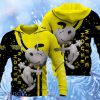 Waffle House Logo Cute Snoopy 3D Hoodie All Over Print Gift For Men And Women