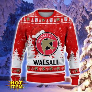 Walsall FC Ugly Christmas Sweater Holiday Gift Ideas For Sport Fans Product Photo 2