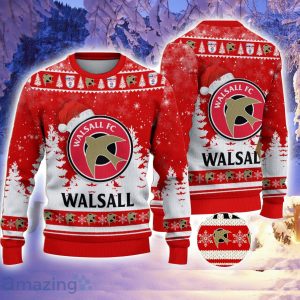 Walsall FC Ugly Christmas Sweater Holiday Gift Ideas For Sport Fans Product Photo 1