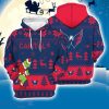 Washington Capitals 3D Hooodie Ugly Sweatshirt Christmas Pattern Grinch Ice Hockey NHL Fans