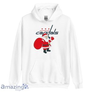 Washington Capitals Santa Claus Logo Christmas T Shirt Product Photo 5