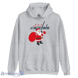 Washington Capitals Santa Claus Logo Christmas T Shirt Product Photo 6