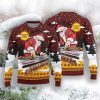 Washington Commanders Christmas Funny DJ Santa New Style Knitted Sweater