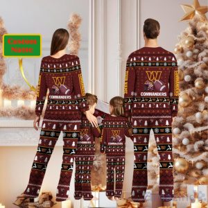 Washington Commanders Personalized Christmas Pajamas For Fans Product Photo 2