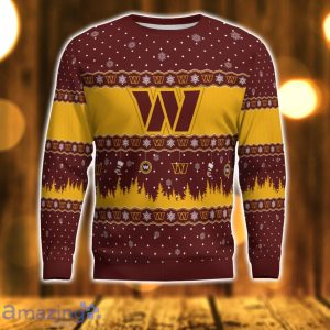 Washington Commanders Ugly Christmas Sweater Christmas Gift For Men And Women Holidays image Washington Commanders Ugly Christmas Sweater Christmas Gift For Men And Women Holidays Product Photo 2