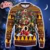 Washington Redskins Tree Ugly Christmas Fleece Sweater
