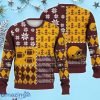 Washington Ugly Sweater Christmas, Retro Football American Sweatshirt Pattern 3D For Fans