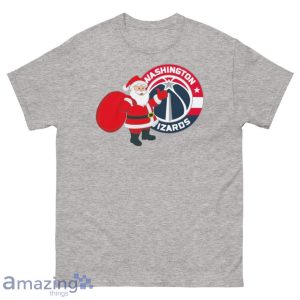 Washington Wizards Santa Claus Logo Christmas T Shirt Product Photo 3