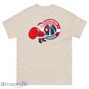 Washington Wizards Santa Claus Logo Christmas T Shirt Product Photo 1