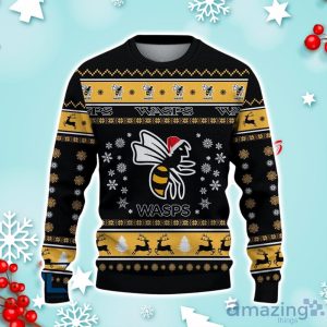 Wasps RFC Ugly Christmas Sweater Ideal Gift For Fans Product Photo 2