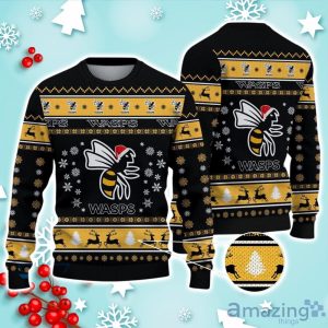 Wasps RFC Ugly Christmas Sweater Ideal Gift For Fans Product Photo 1
