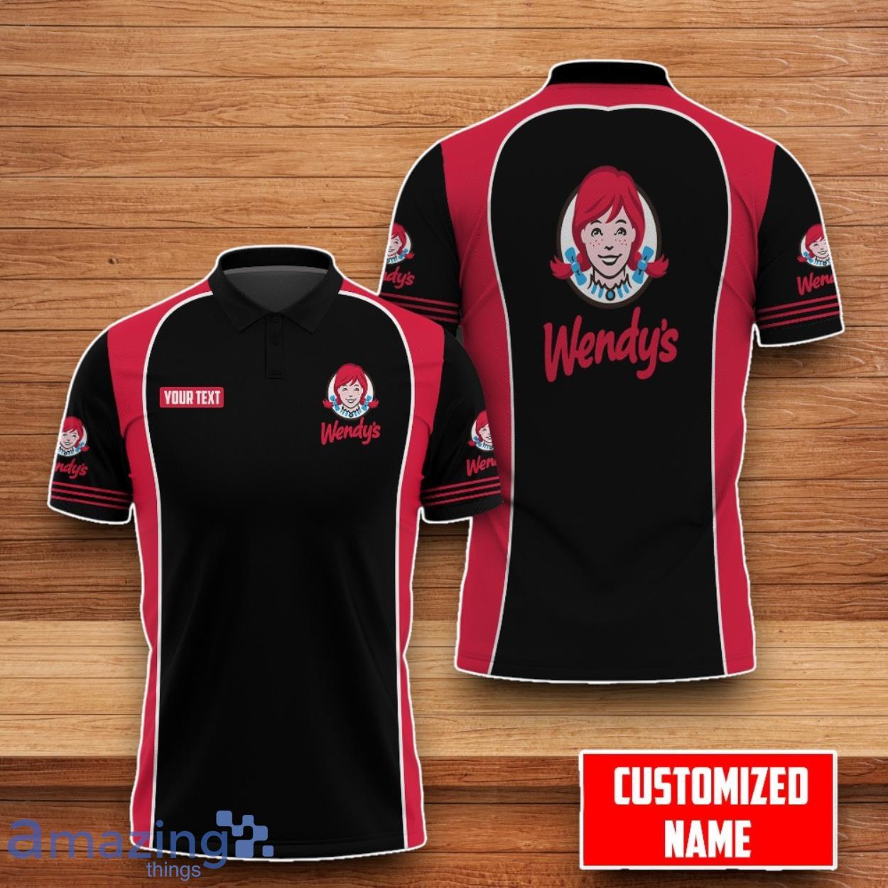 Wendy's Logo 3D Classic Polo Shirt For Men Women image Wendy's Logo 3D Classic Polo Shirt For Men Women