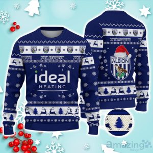 West Bromwich Albion F.C Ugly Christmas Sweater Great Gift For Fans Product Photo 1