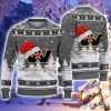 Western Star  Santa Hat Pattern Ugly Christmas Sweater For Men And Women