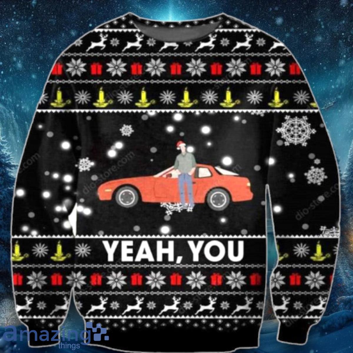What Black Cat Knitting Pattern 3D Christmas Knitting Pattern Ugly Christmas Sweaters Best Gift image What Black Cat Knitting Pattern 3D Christmas Knitting Pattern Ugly Christmas Sweaters Best Gift Product Photo 1