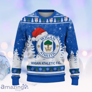 Wigan Athletic Ugly Christmas Sweater Unique Gifts For Men Women Product Photo 2