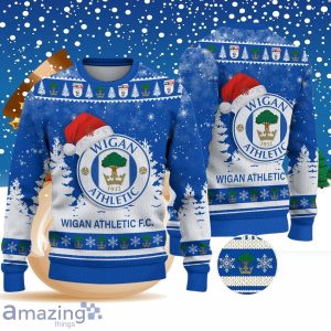 Wigan Athletic Ugly Christmas Sweater Unique Gifts For Men Women Product Photo 1