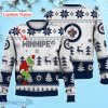 Winnipeg Jets Grinch Ugly Sweater Christmas Custom Name Ice Hockey NHL