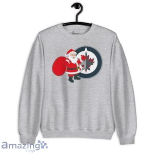 Winnipeg Jets Santa Claus Logo Christmas T Shirt Product Photo 4