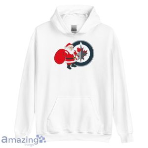 Winnipeg Jets Santa Claus Logo Christmas T Shirt Product Photo 5
