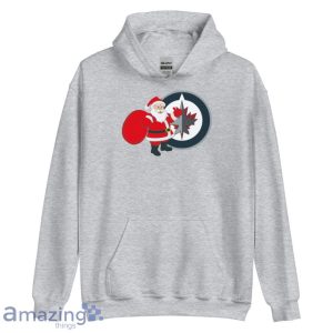 Winnipeg Jets Santa Claus Logo Christmas T Shirt Product Photo 6