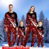 Wisconsin Badgers Team Pajamas Personalize Name Buffalo Plaid Christmas Pajamas Set Cute Gift