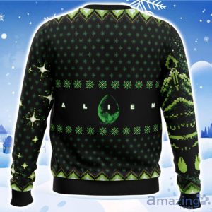 Xenomorph Alien Ugly Christmas Sweater Product Photo 2
