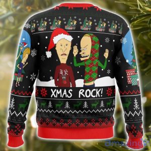 Xmas Rock Beavis and Butthead AOP Ugly Christmas Sweater Christmas Holiday Gift For Men And Women Product Photo 3
