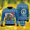 Xmas Santa Military Boots Veteran US Air Force Christmas Ugly Sweater 3D