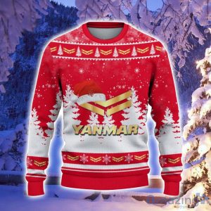 Yanmar Santa Hat Pattern Ugly Christmas Sweater For Men And Women image Yanmar Santa Hat Pattern Ugly Christmas Sweater For Men And Women Product Photo 2