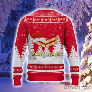 Yanmar Santa Hat Pattern Ugly Christmas Sweater For Men And Women image Yanmar Santa Hat Pattern Ugly Christmas Sweater For Men And Women Product Photo 3