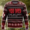 You Died Resident Evil AOP Ugly Christmas Sweater Christmas Holiday Gift For Men And Women