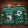Zach Wilson New York Jets Jach Vick Jets Win NFL Christmas Ugly Sweater