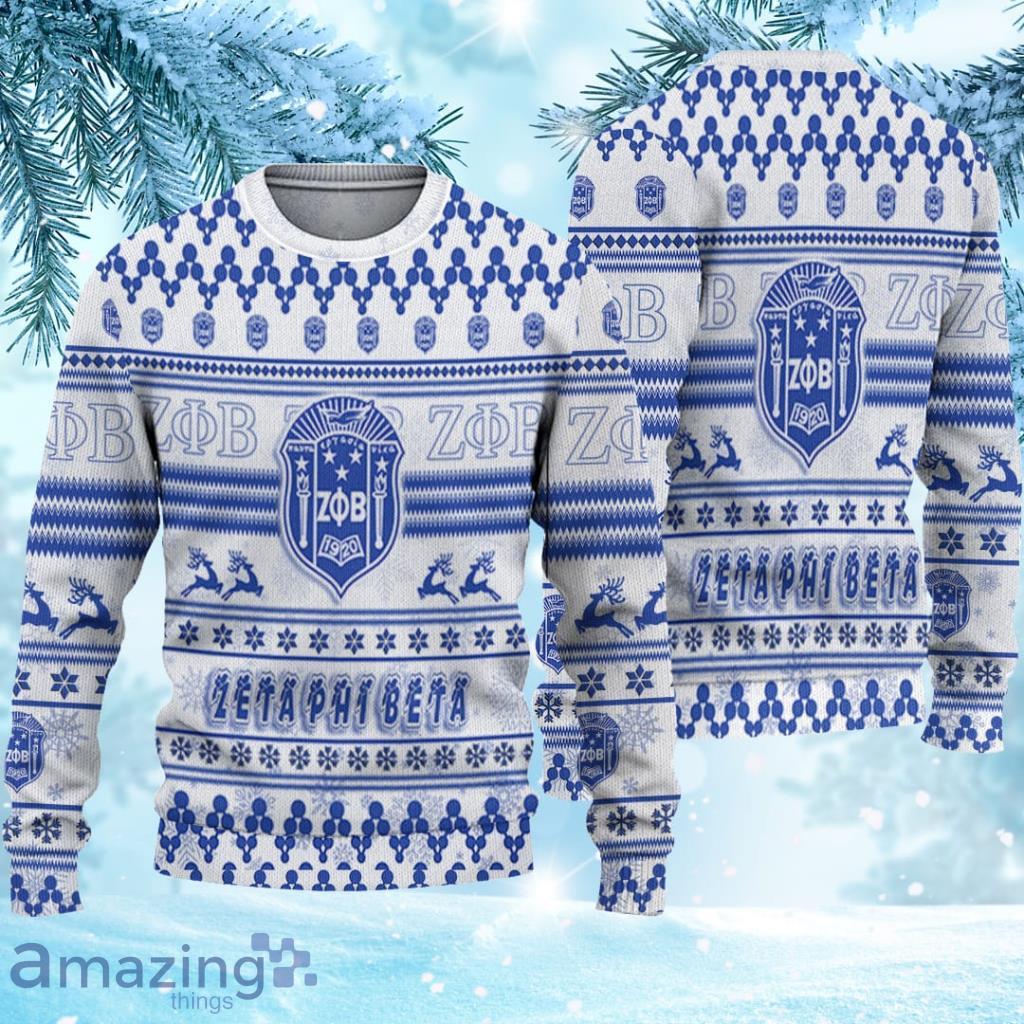Zeta Phi Beta Ugly Christmas Sweater image Zeta Phi Beta Ugly Christmas Sweater Product Photo 1