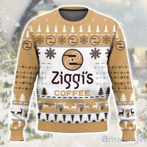 Ziggi’s Coffee Ugly Christmas Sweater Limited Edition Gift For Men & Women Product Photo 1
